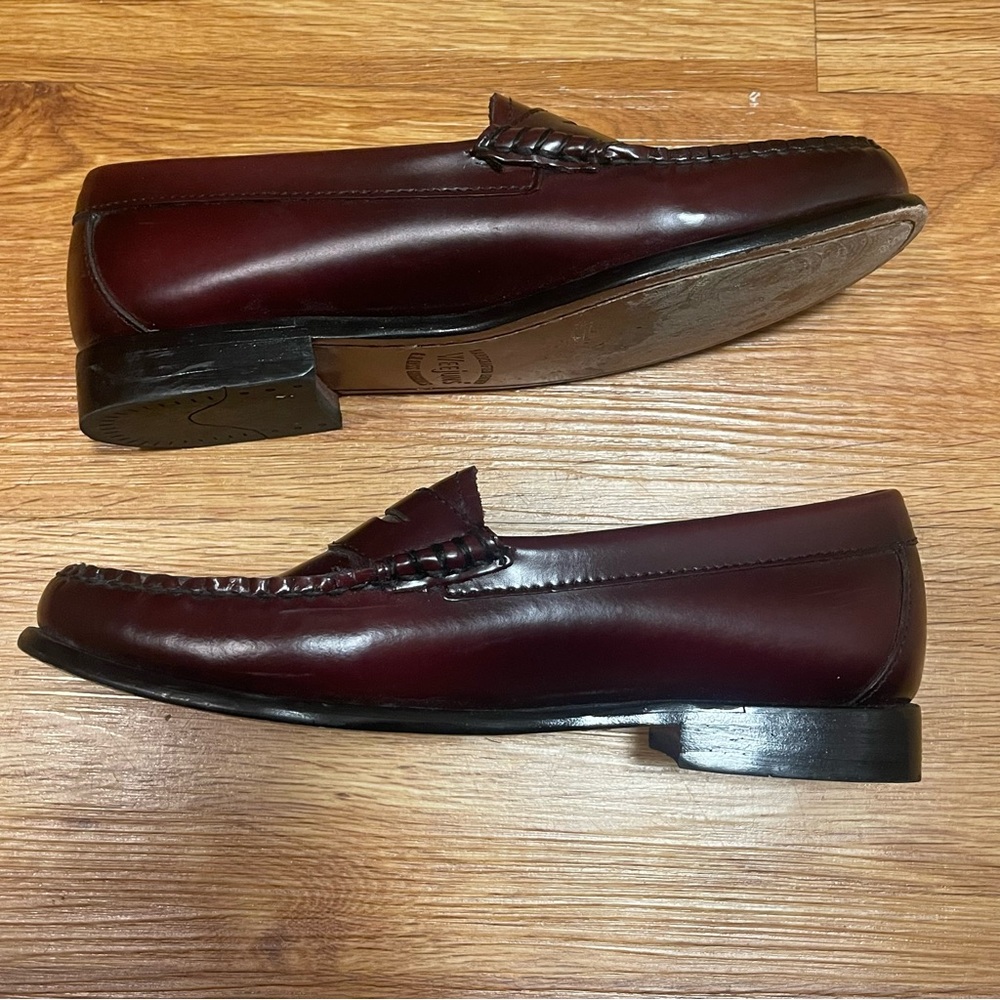 Ladies G.H. Bass Whitney Weejuns Penny Loafer, Dark Leather, Size 7 M - Picture 4 of 8